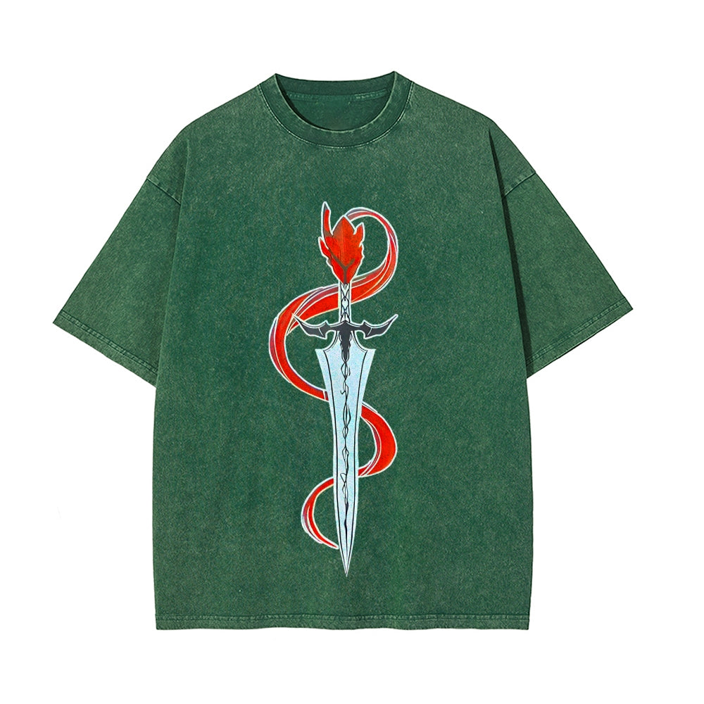 Vintage Oversized T-Shirt Solo Leveling