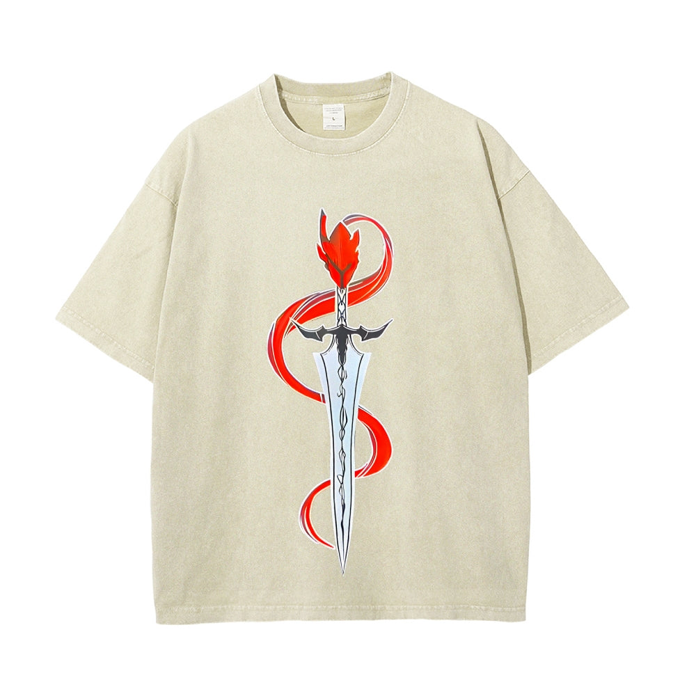 Vintage Oversized T-Shirt Solo Leveling