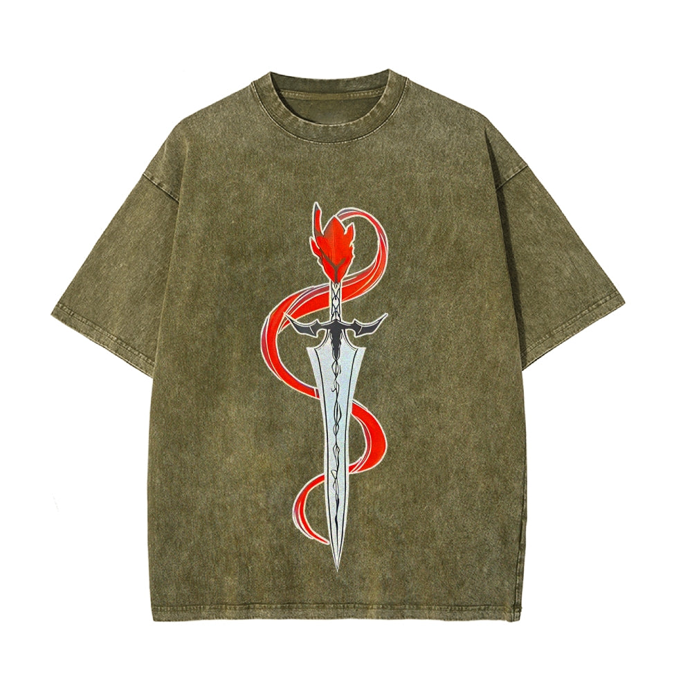 Vintage Oversized T-Shirt Solo Leveling