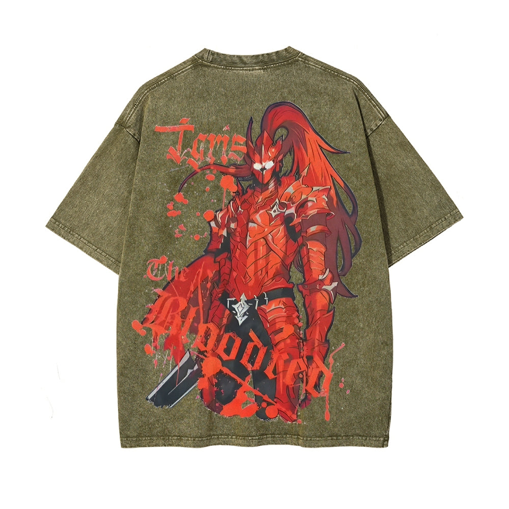 Vintage Oversized T-Shirt Solo Leveling