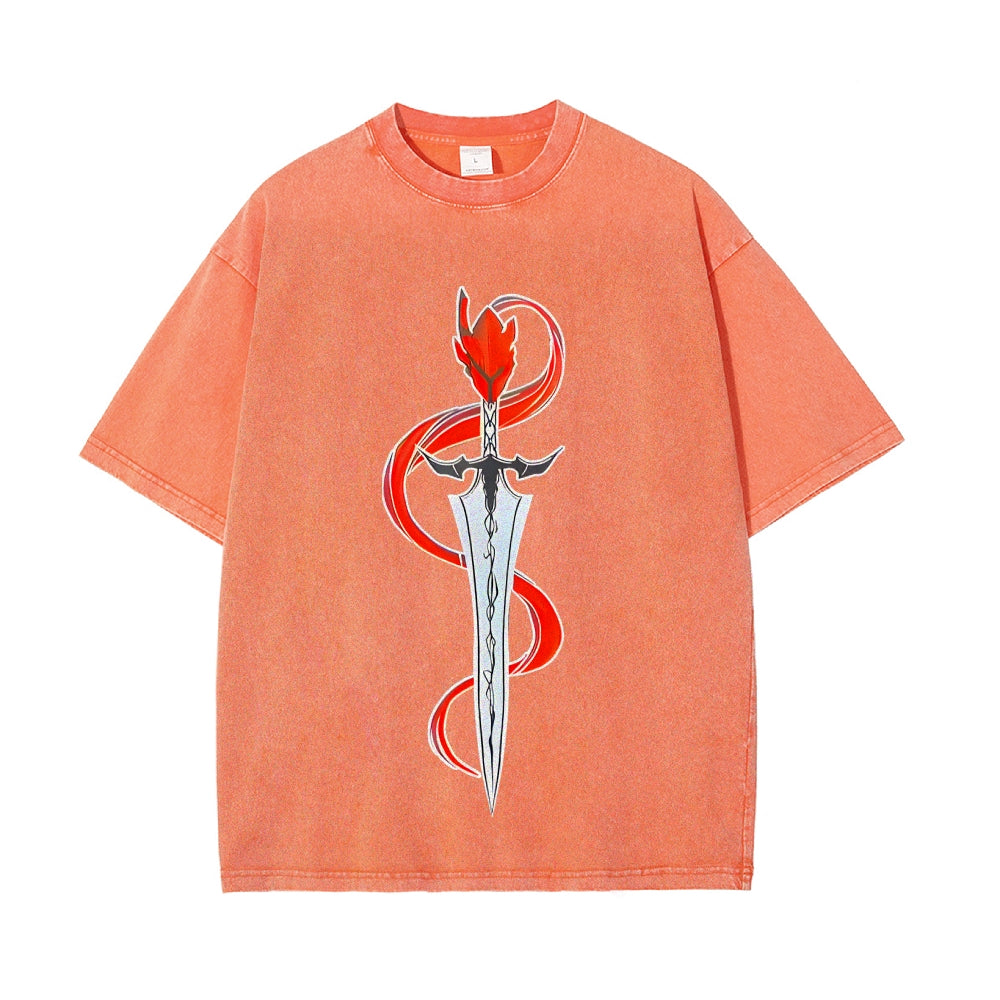 Vintage Oversized T-Shirt Solo Leveling
