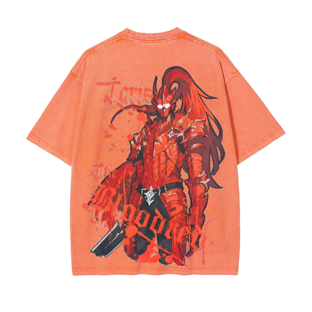 Vintage Oversized T-Shirt Solo Leveling