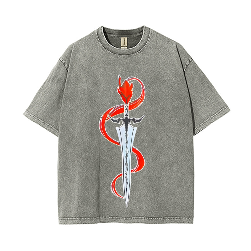 Vintage Oversized T-Shirt Solo Leveling