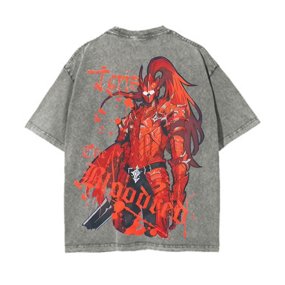 Vintage Oversized T-Shirt Solo Leveling