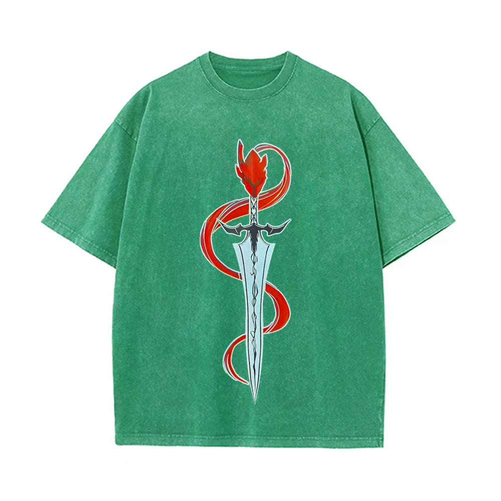 Vintage Oversized T-Shirt Solo Leveling