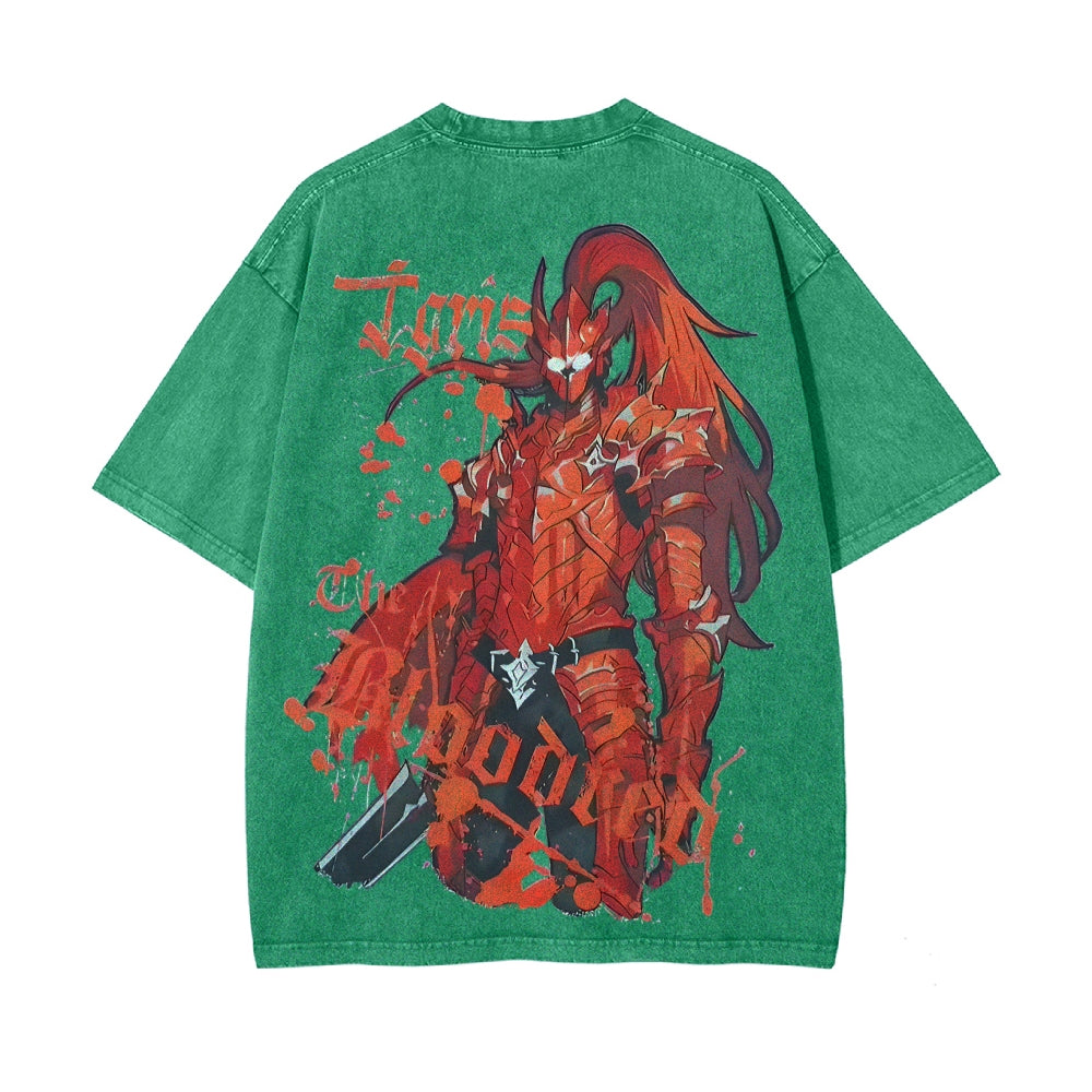 Vintage Oversized T-Shirt Solo Leveling