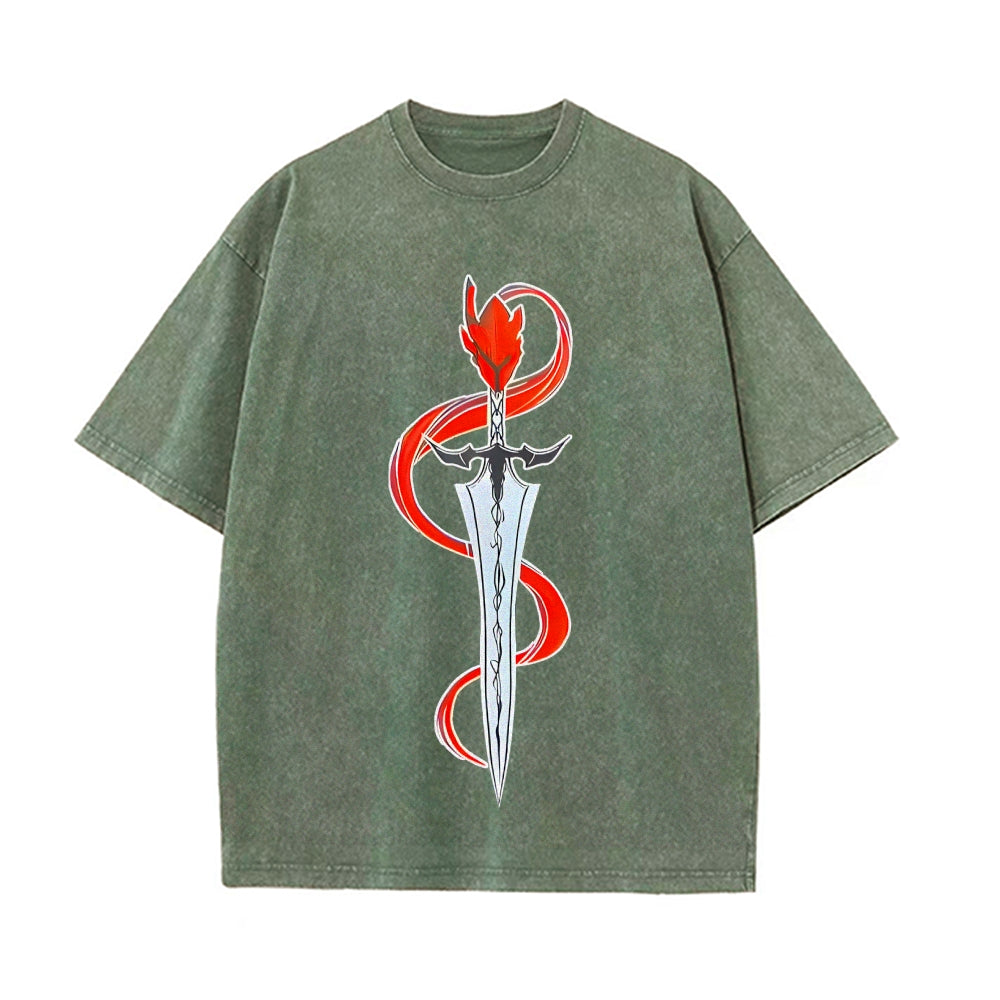 Vintage Oversized T-Shirt Solo Leveling