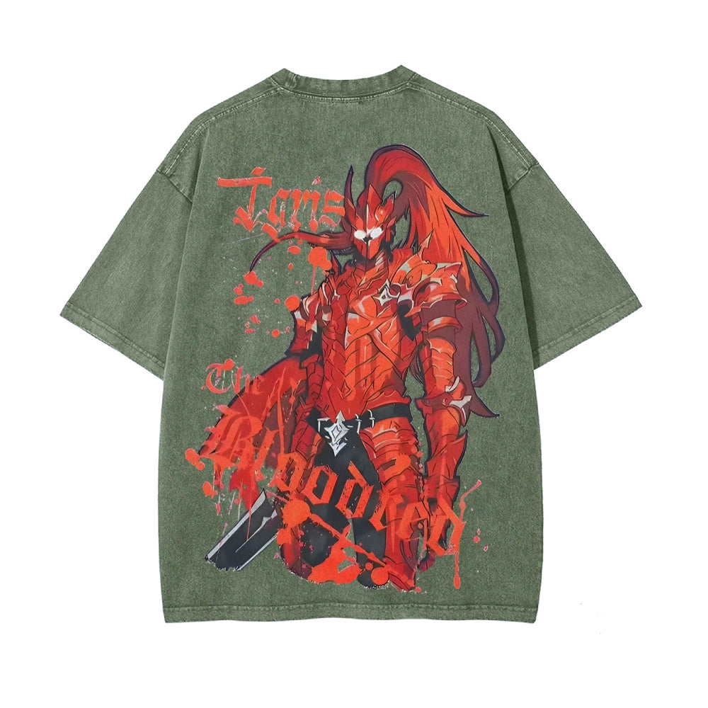 Vintage Oversized T-Shirt Solo Leveling