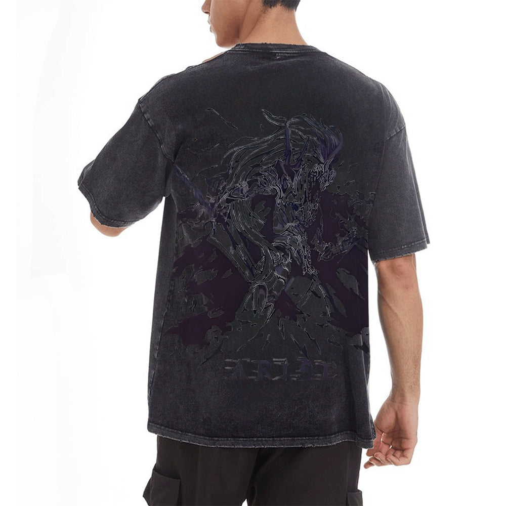 Vintage Oversized T-Shirt Solo Leveling