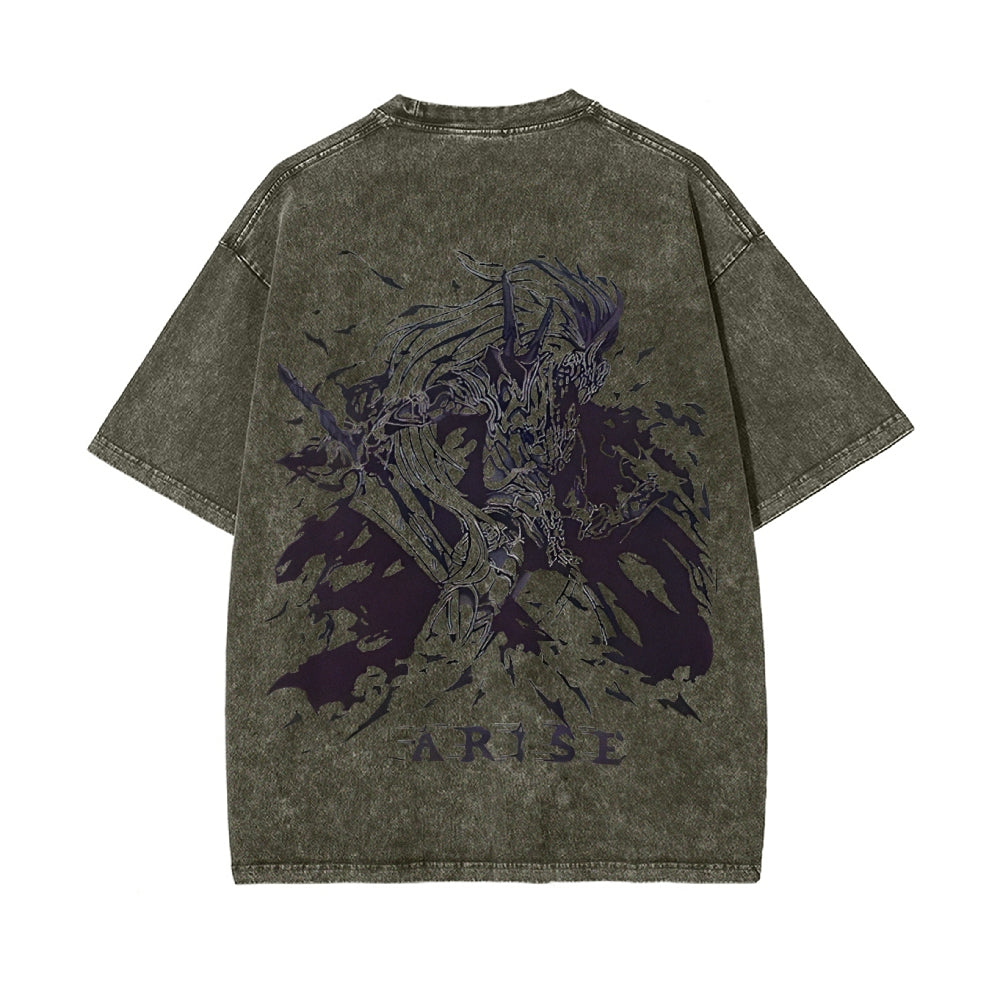 Vintage Oversized T-Shirt Solo Leveling