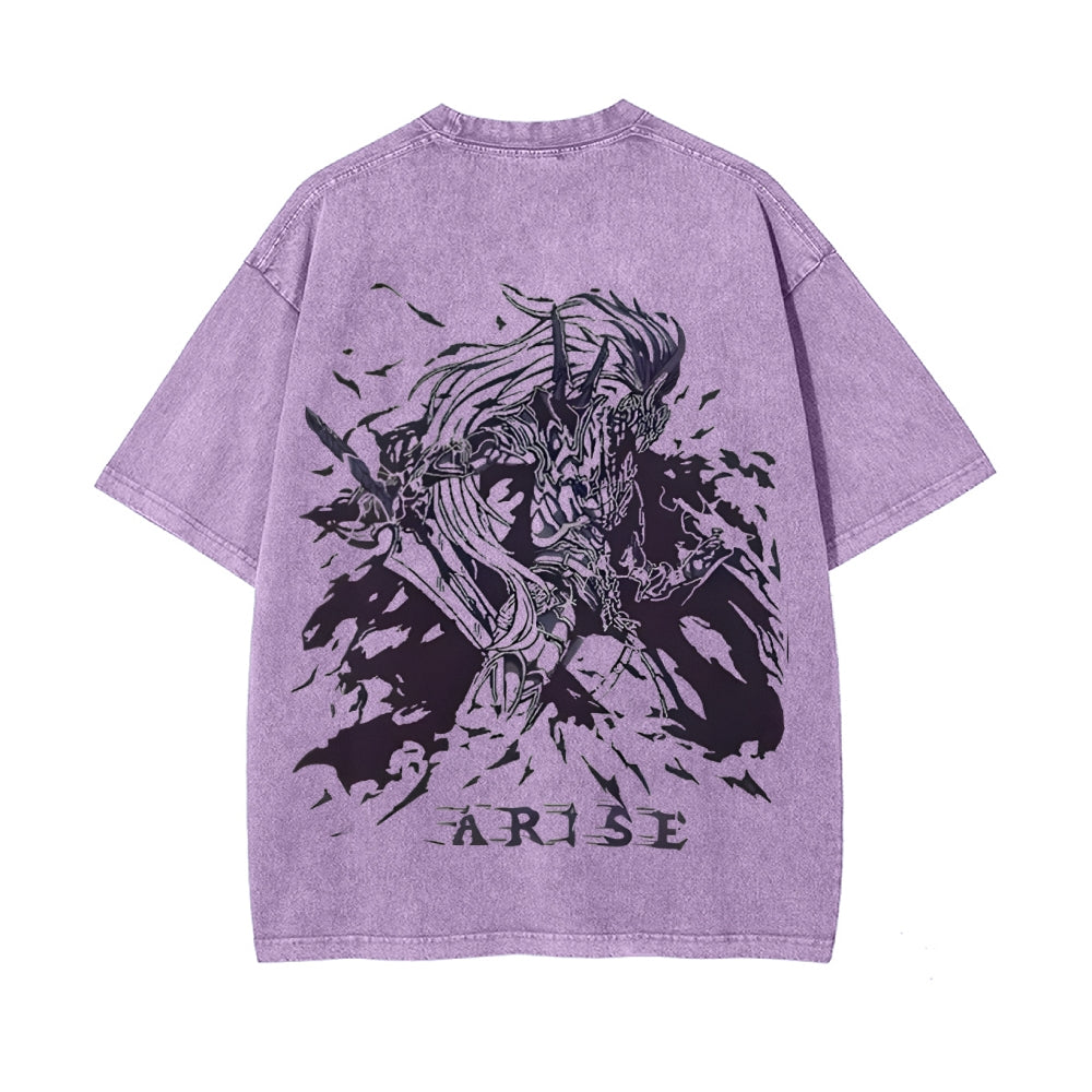 Vintage Oversized T-Shirt Solo Leveling
