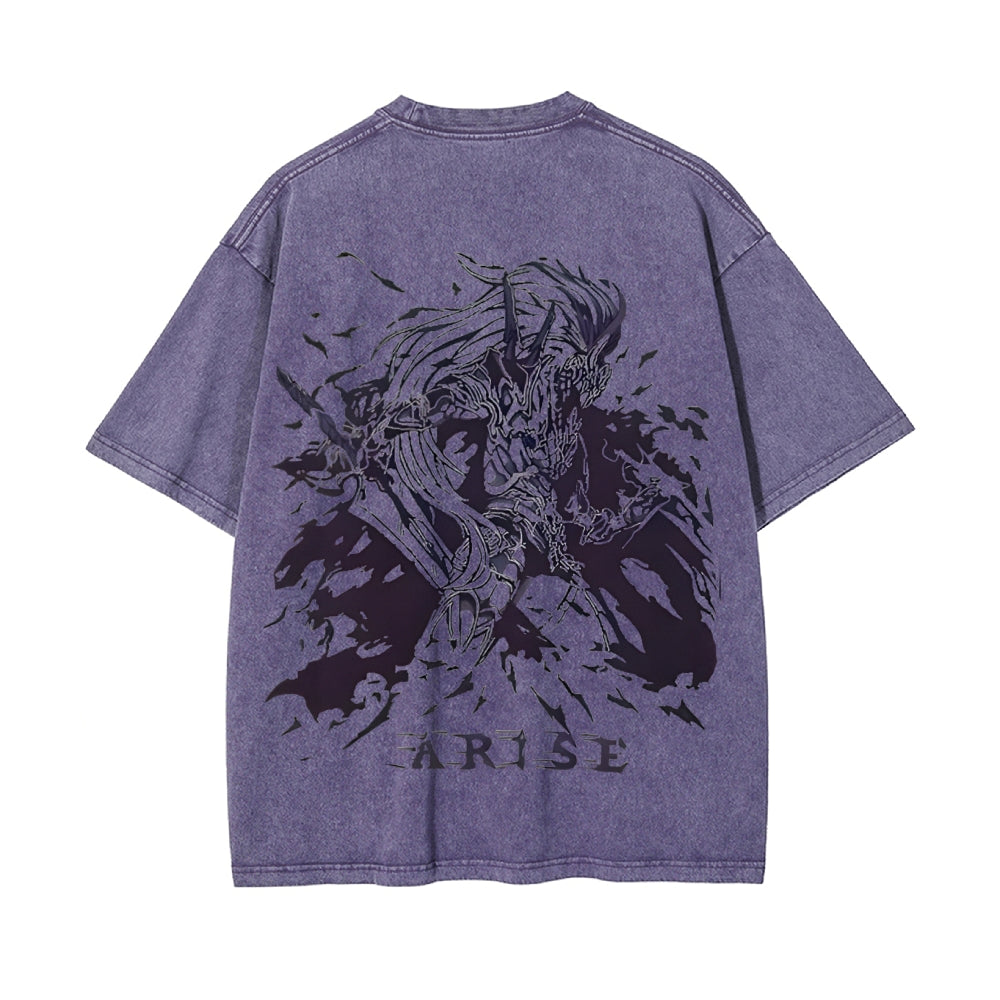 Vintage Oversized T-Shirt Solo Leveling