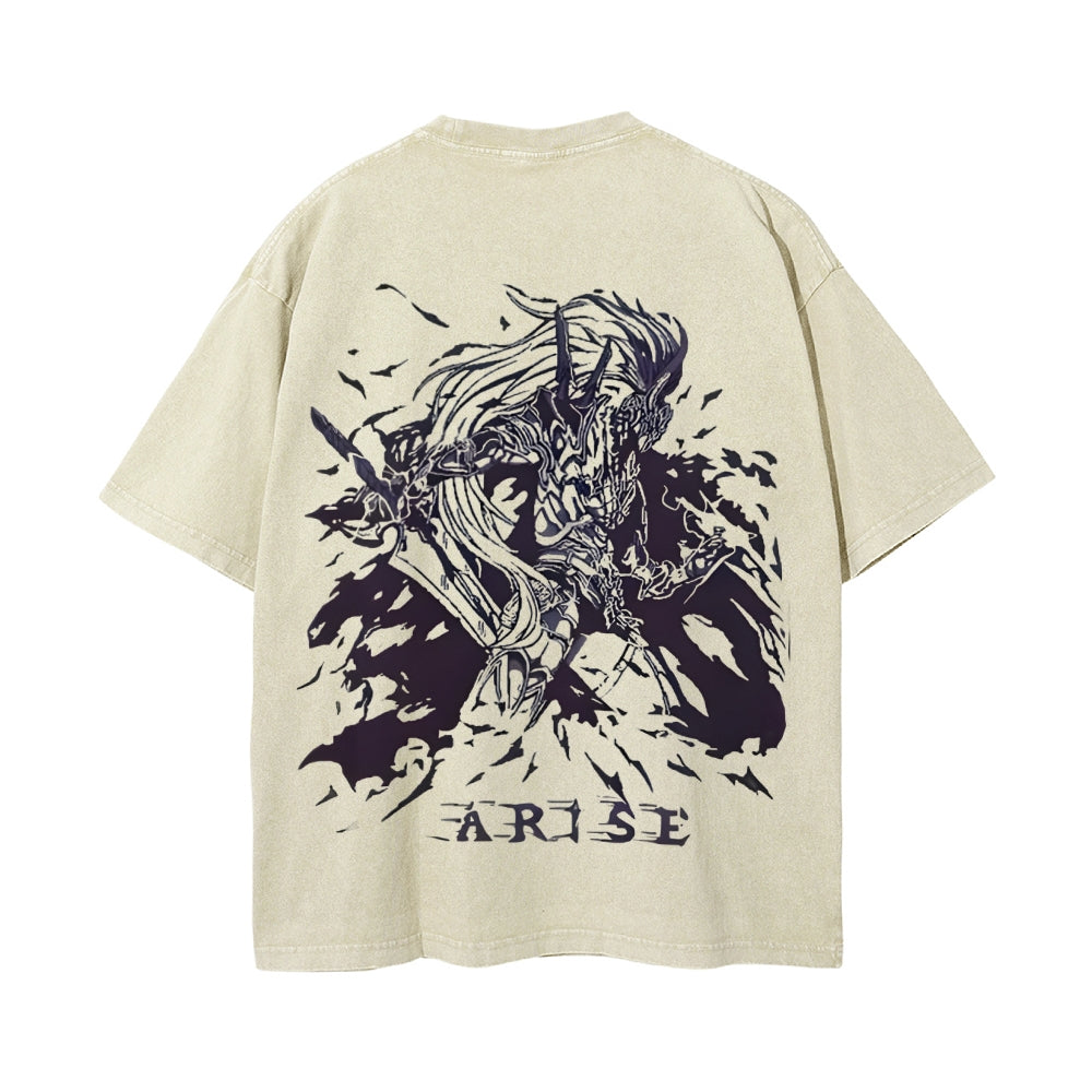Vintage Oversized T-Shirt Solo Leveling