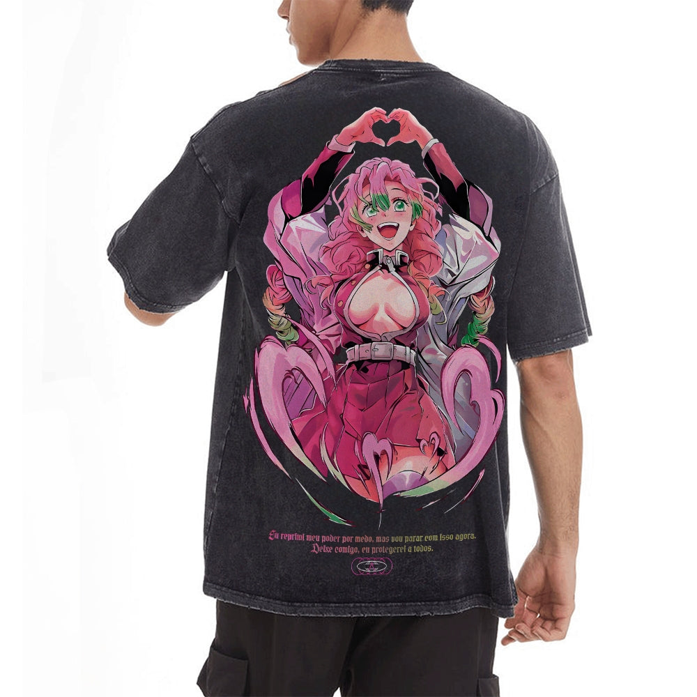 Vintage Oversized T-Shirt Demon Slayer: Kimetsu no Yaiba