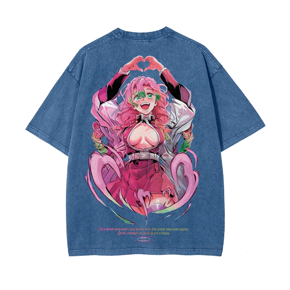 Vintage Oversized T-Shirt Demon Slayer: Kimetsu no Yaiba