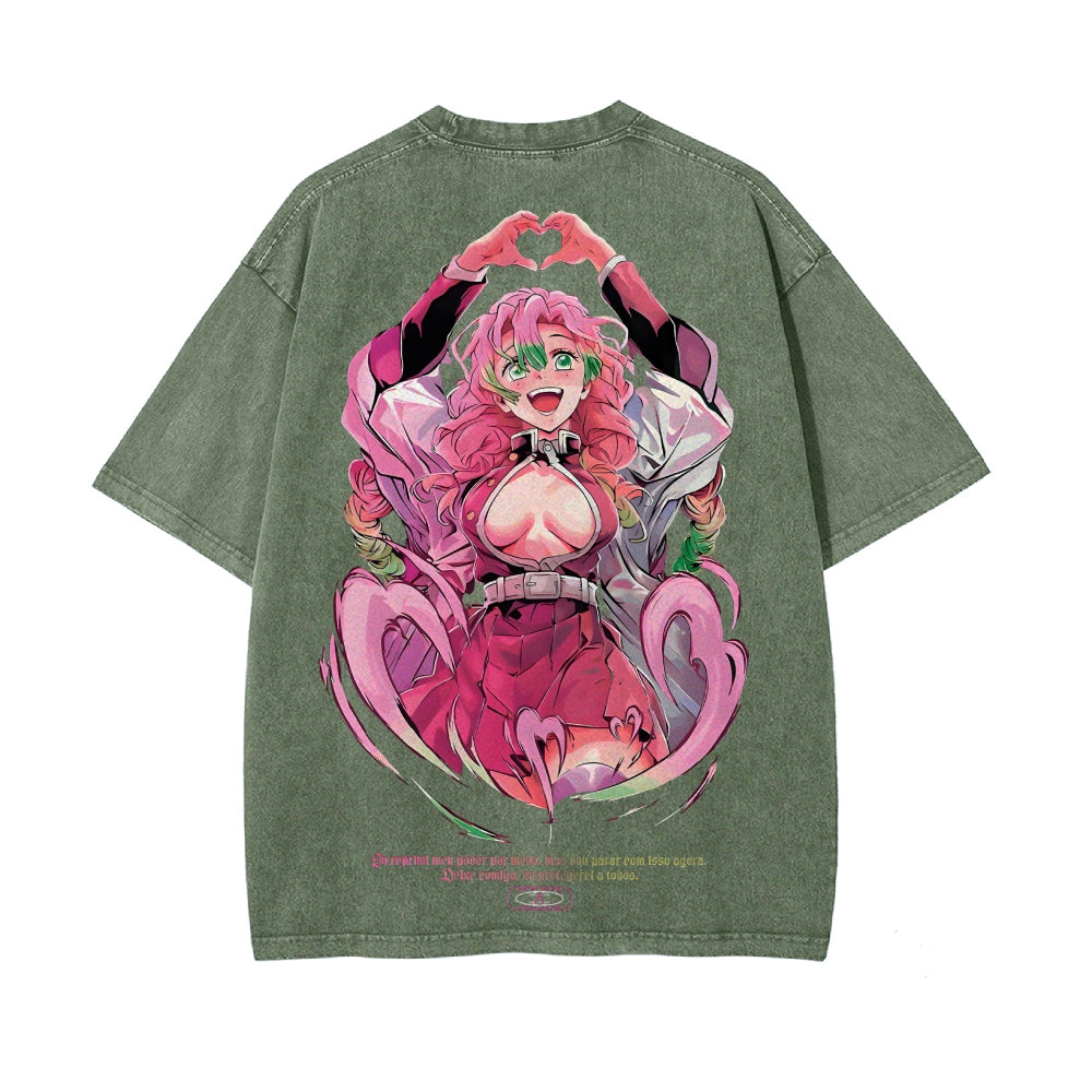 Vintage Oversized T-Shirt Demon Slayer: Kimetsu no Yaiba