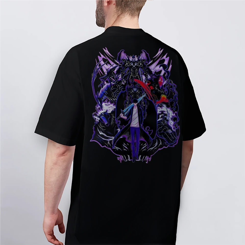 Solo Leveling Cotton Unisex Crew Neck Anime T-Shirt