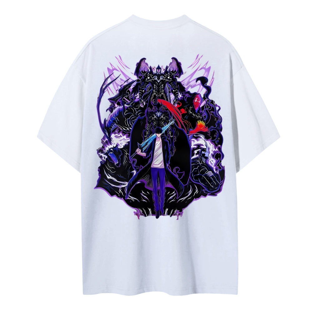 Solo Leveling Cotton Unisex Crew Neck Anime T-Shirt