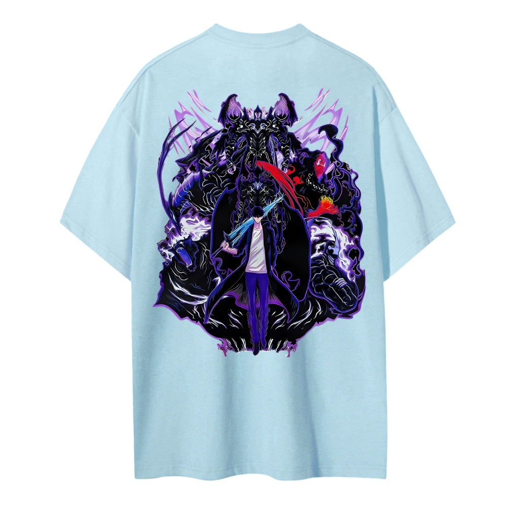 Solo Leveling Cotton Unisex Crew Neck Anime T-Shirt