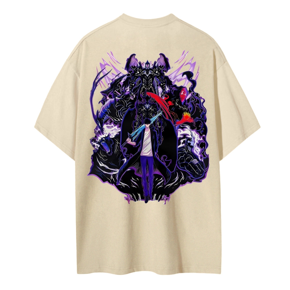 Solo Leveling Cotton Unisex Crew Neck Anime T-Shirt