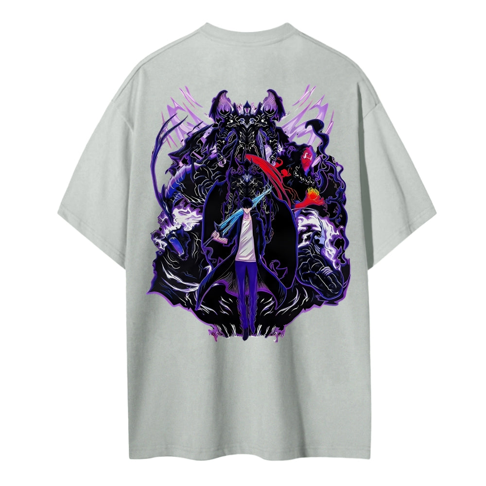 Solo Leveling Cotton Unisex Crew Neck Anime T-Shirt