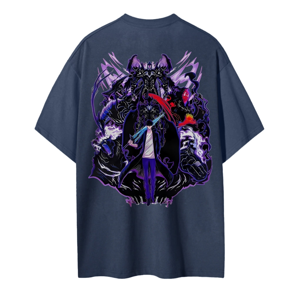 Solo Leveling Cotton Unisex Crew Neck Anime T-Shirt