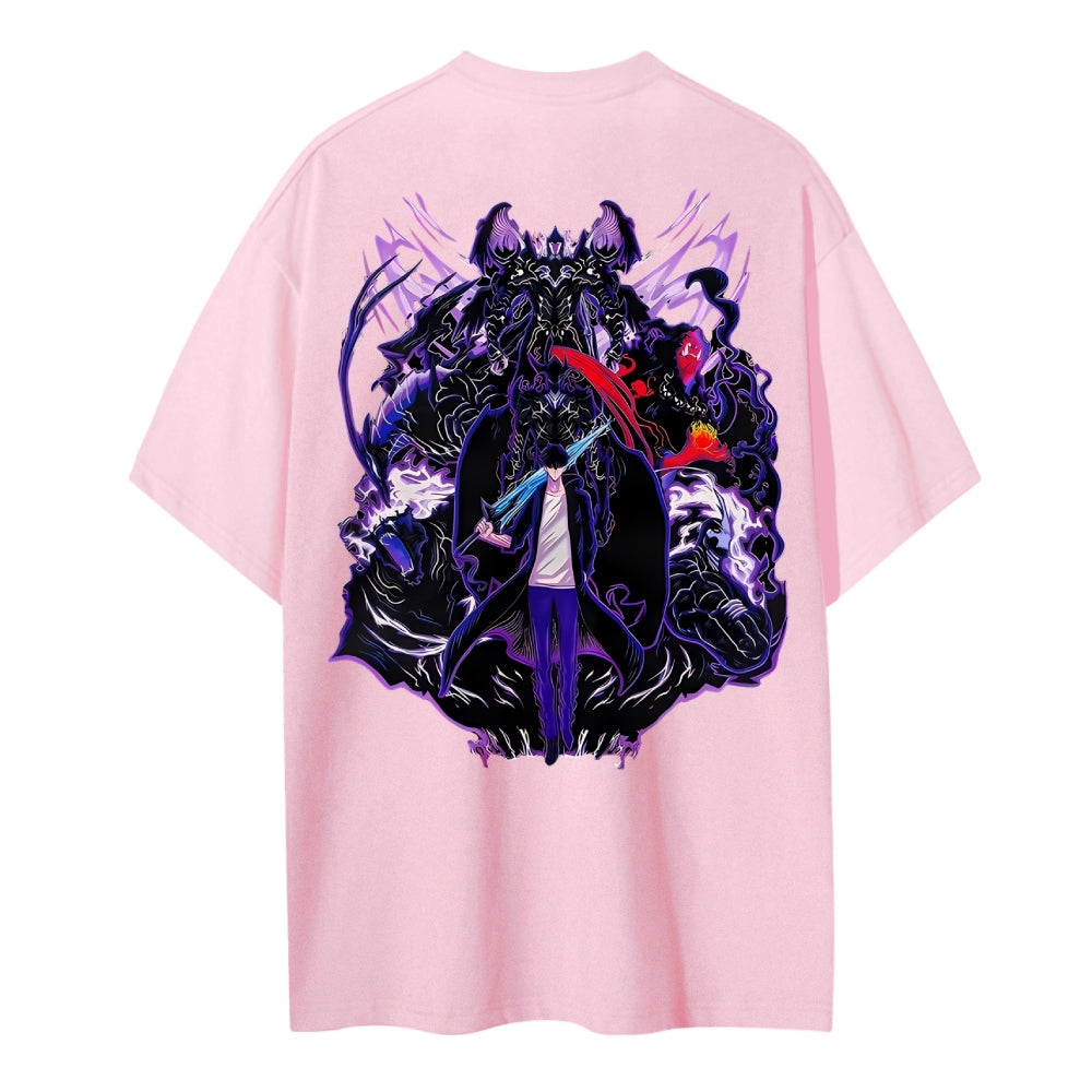 Solo Leveling Cotton Unisex Crew Neck Anime T-Shirt