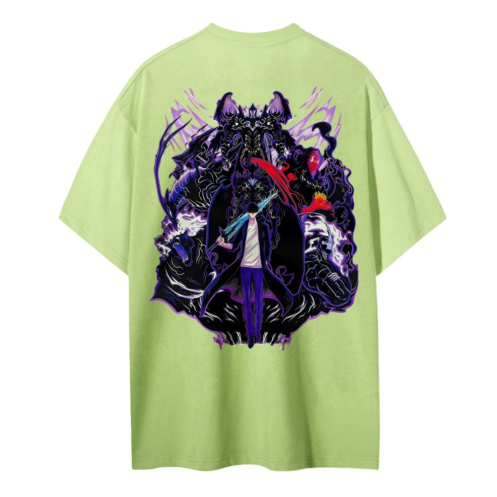 Solo Leveling Cotton Unisex Crew Neck Anime T-Shirt
