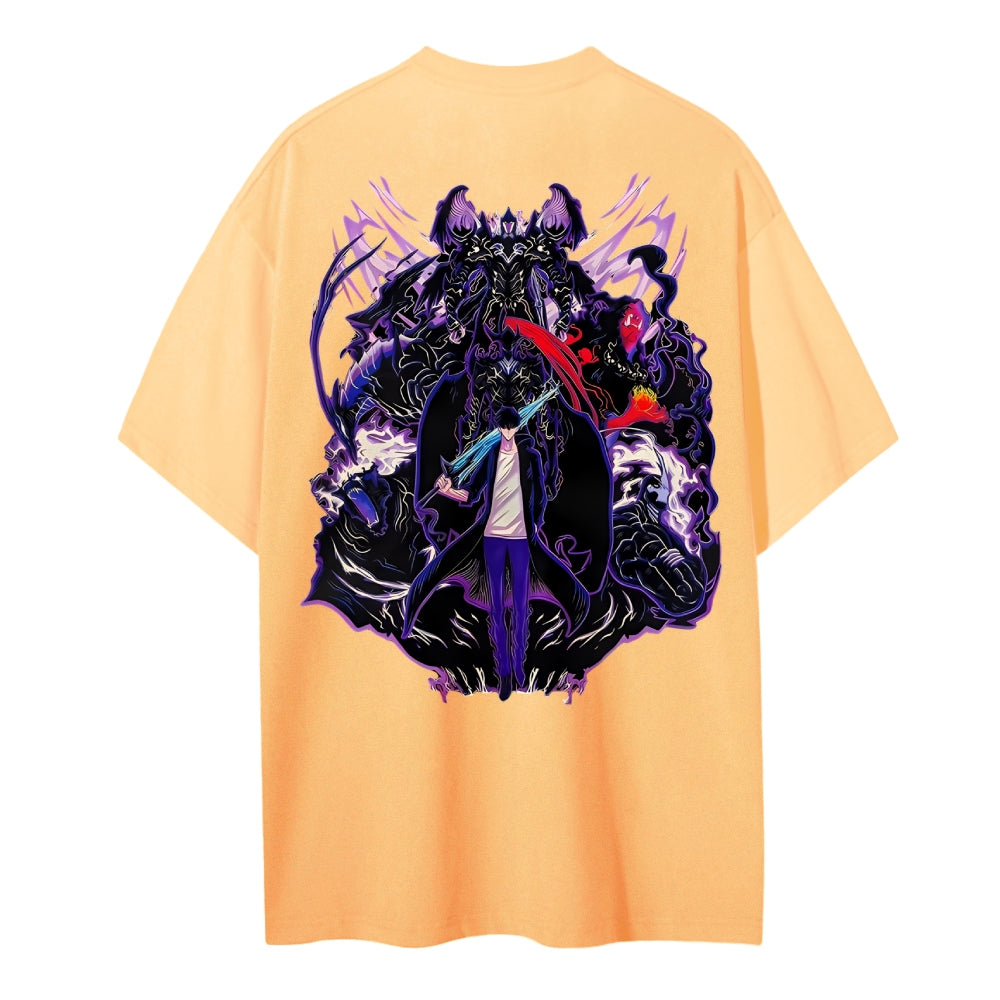 Solo Leveling Cotton Unisex Crew Neck Anime T-Shirt