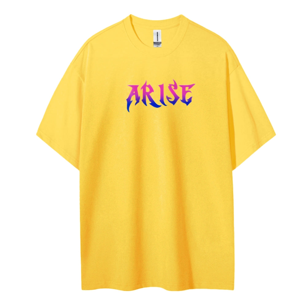 Solo Leveling Cotton Unisex Crew Neck Anime T-Shirt