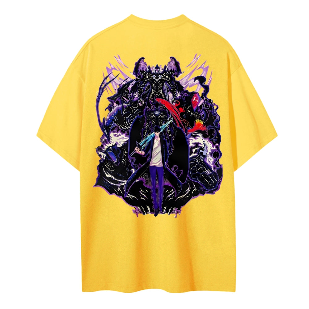Solo Leveling Cotton Unisex Crew Neck Anime T-Shirt