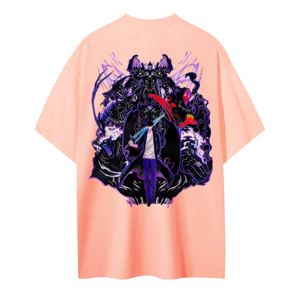 Solo Leveling Cotton Unisex Crew Neck Anime T-Shirt