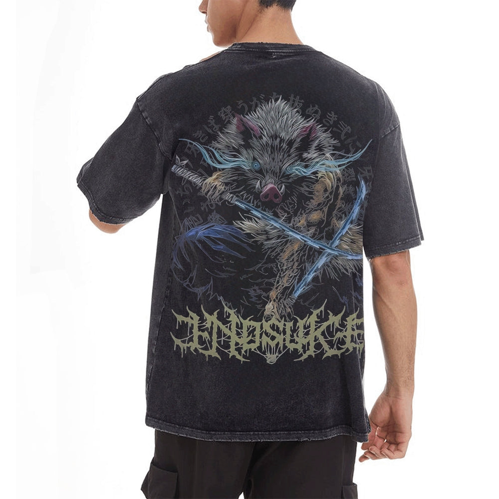 Vintage Oversized T-Shirt Demon Slayer