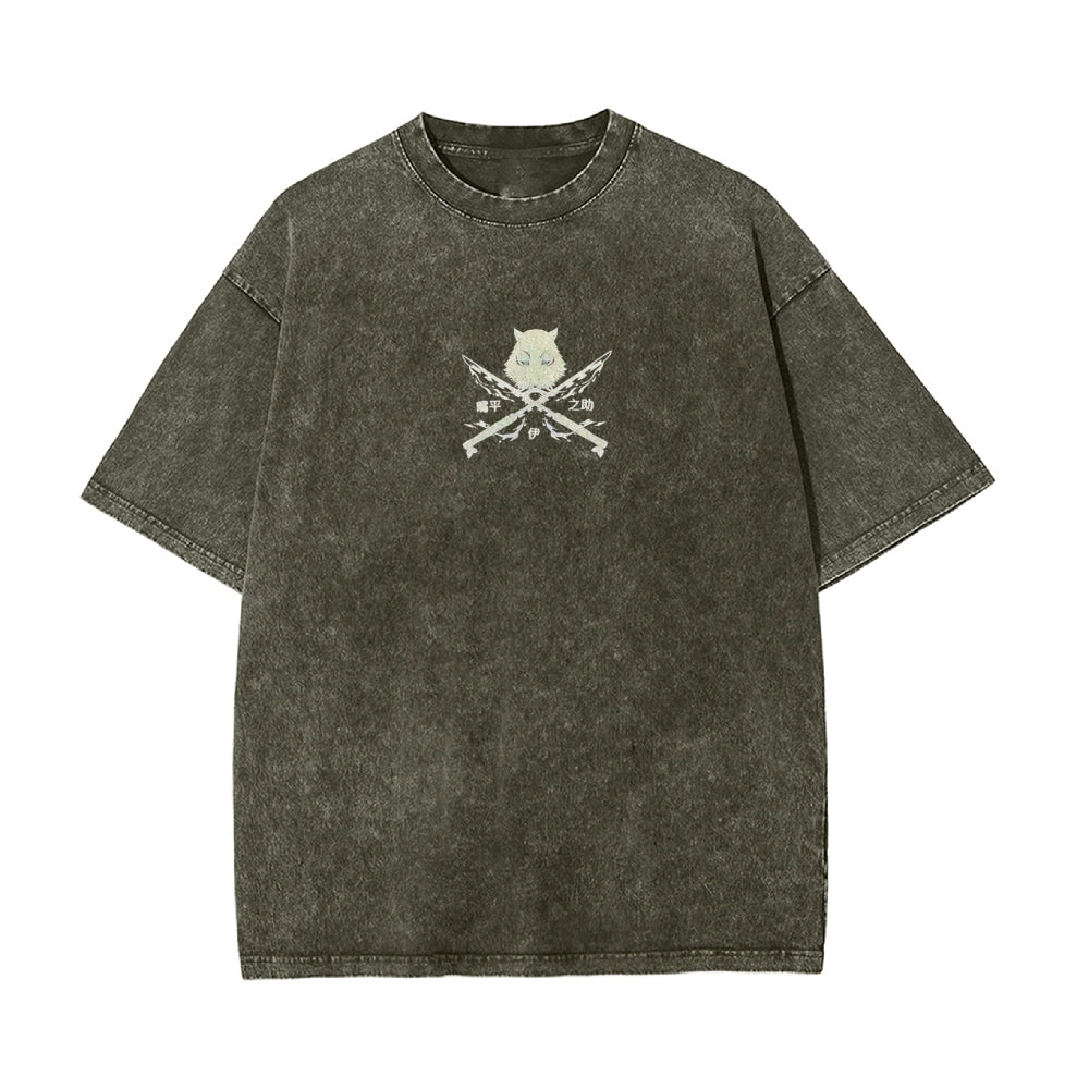 Vintage Oversized T-Shirt Demon Slayer