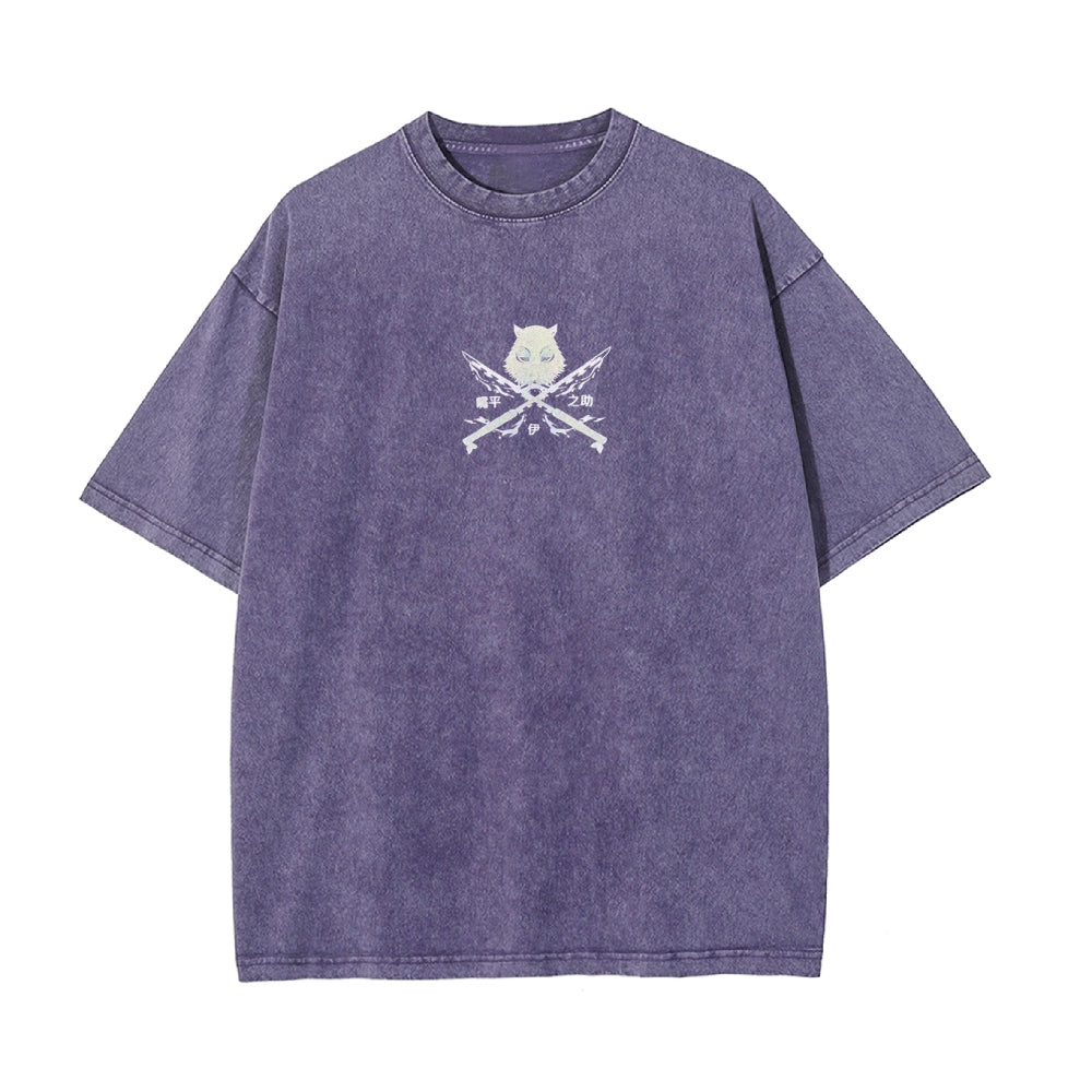 Vintage Oversized T-Shirt Demon Slayer