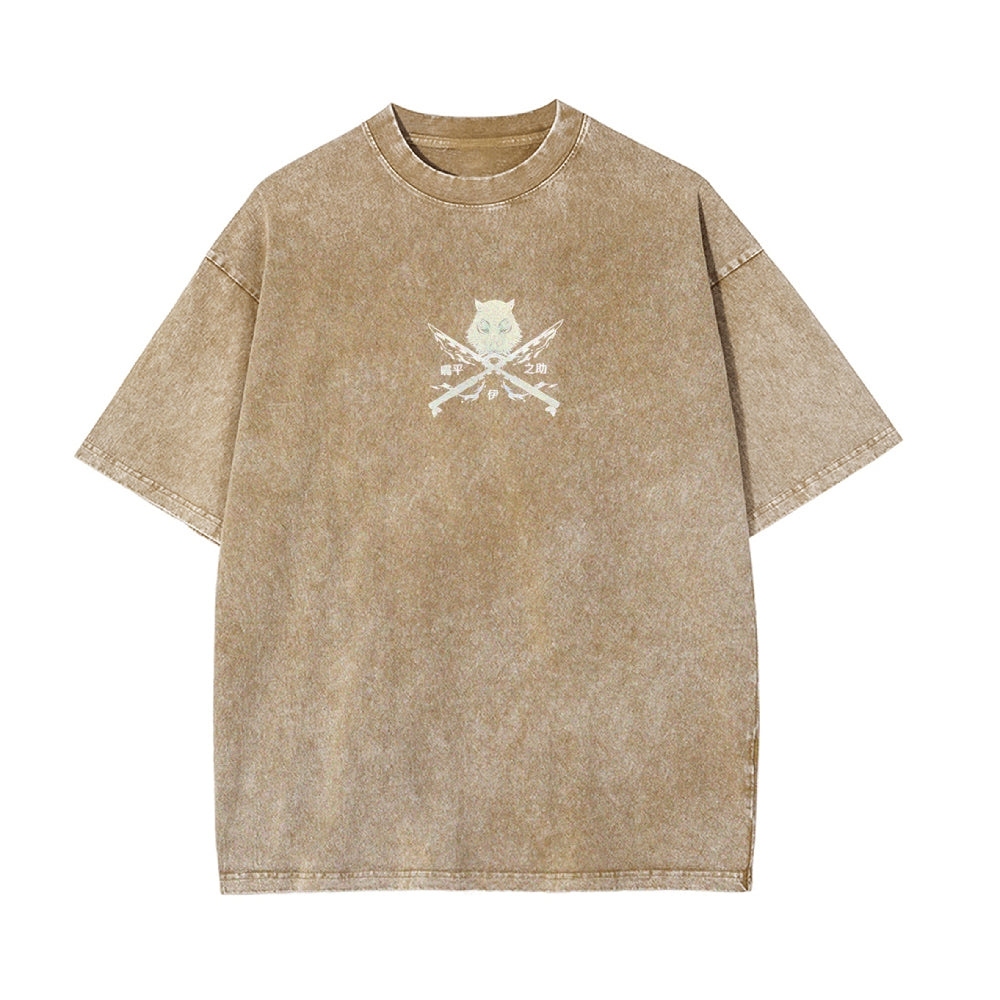 Vintage Oversized T-Shirt Demon Slayer