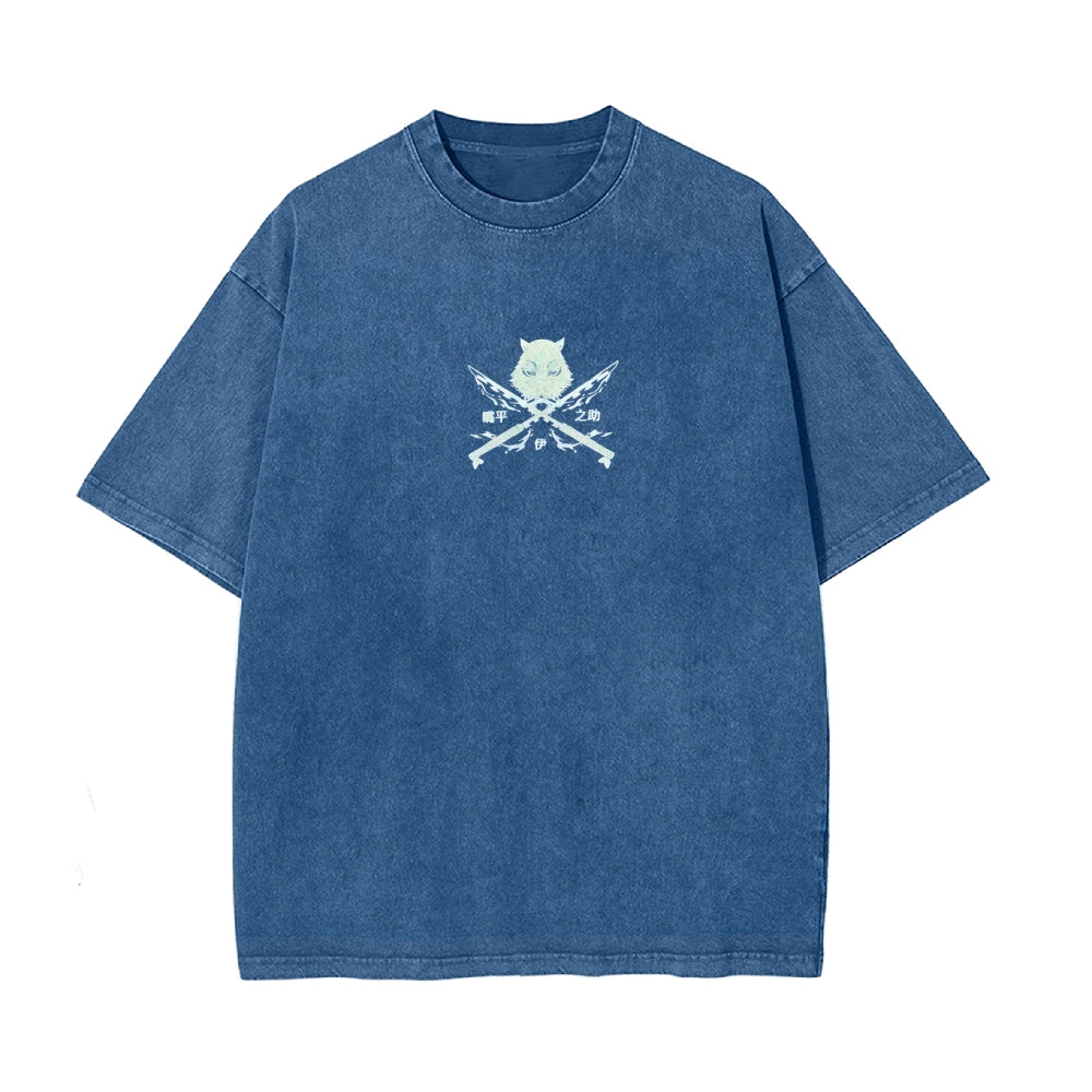 Vintage Oversized T-Shirt Demon Slayer