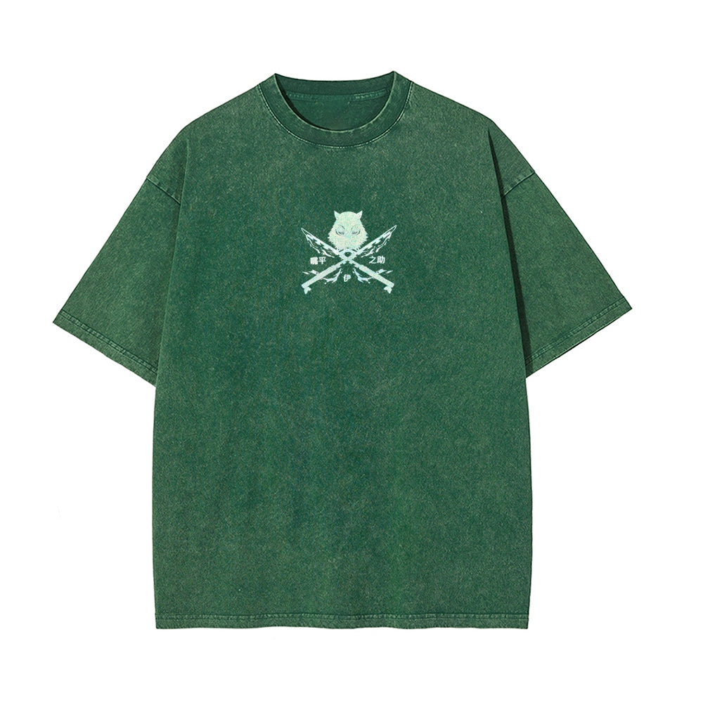 Vintage Oversized T-Shirt Demon Slayer