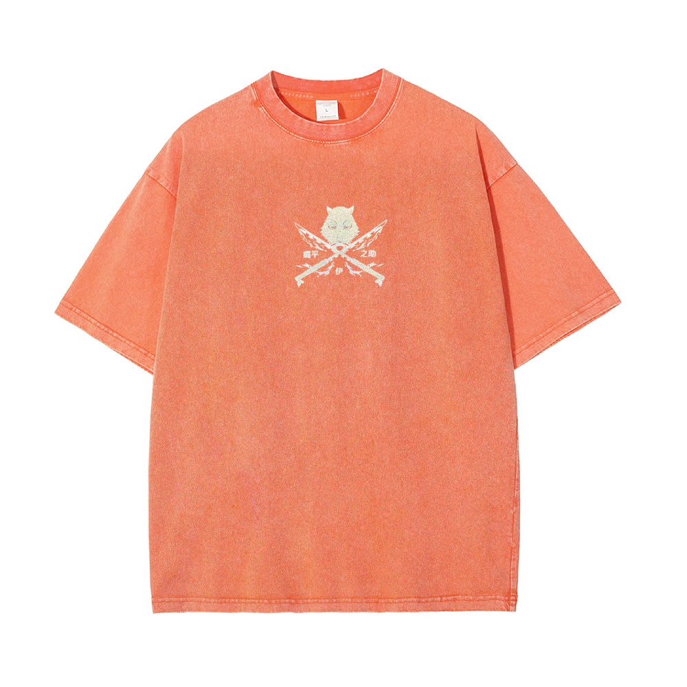 Vintage Oversized T-Shirt Demon Slayer