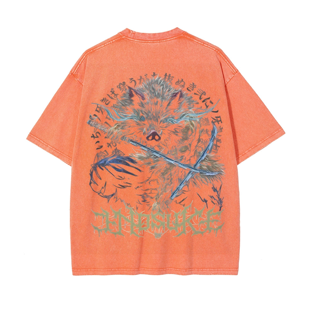 Vintage Oversized T-Shirt Demon Slayer