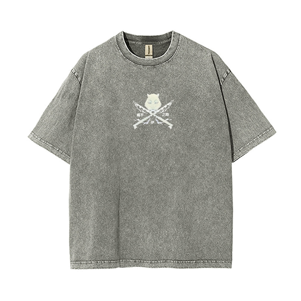 Vintage Oversized T-Shirt Demon Slayer