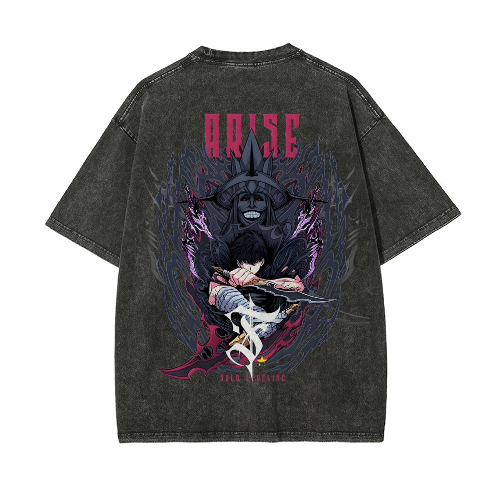 Vintage Oversized T-Shirt solo-leveling