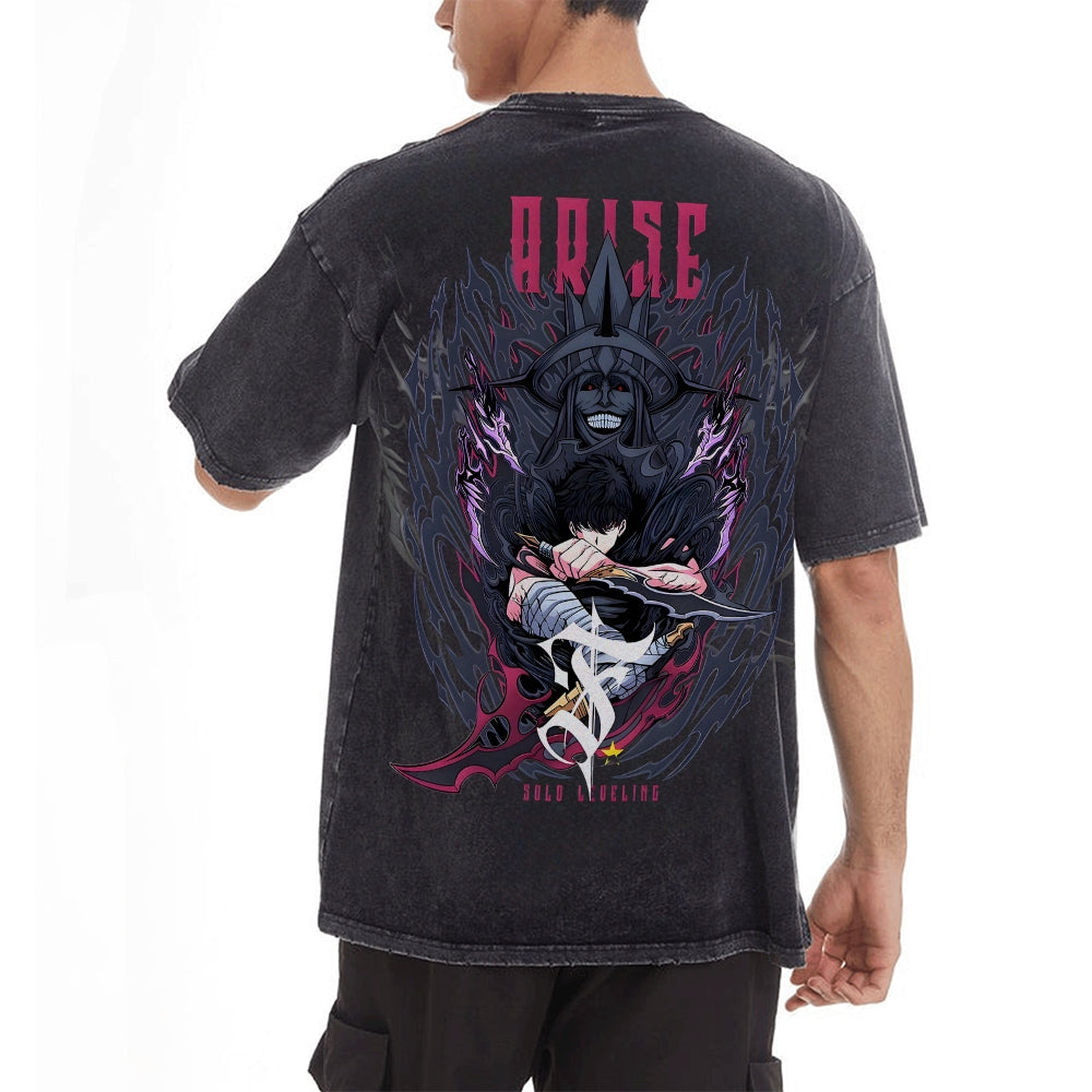 Vintage Oversized T-Shirt solo-leveling