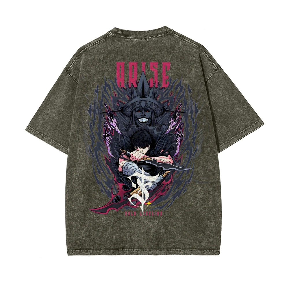 Vintage Oversized T-Shirt solo-leveling