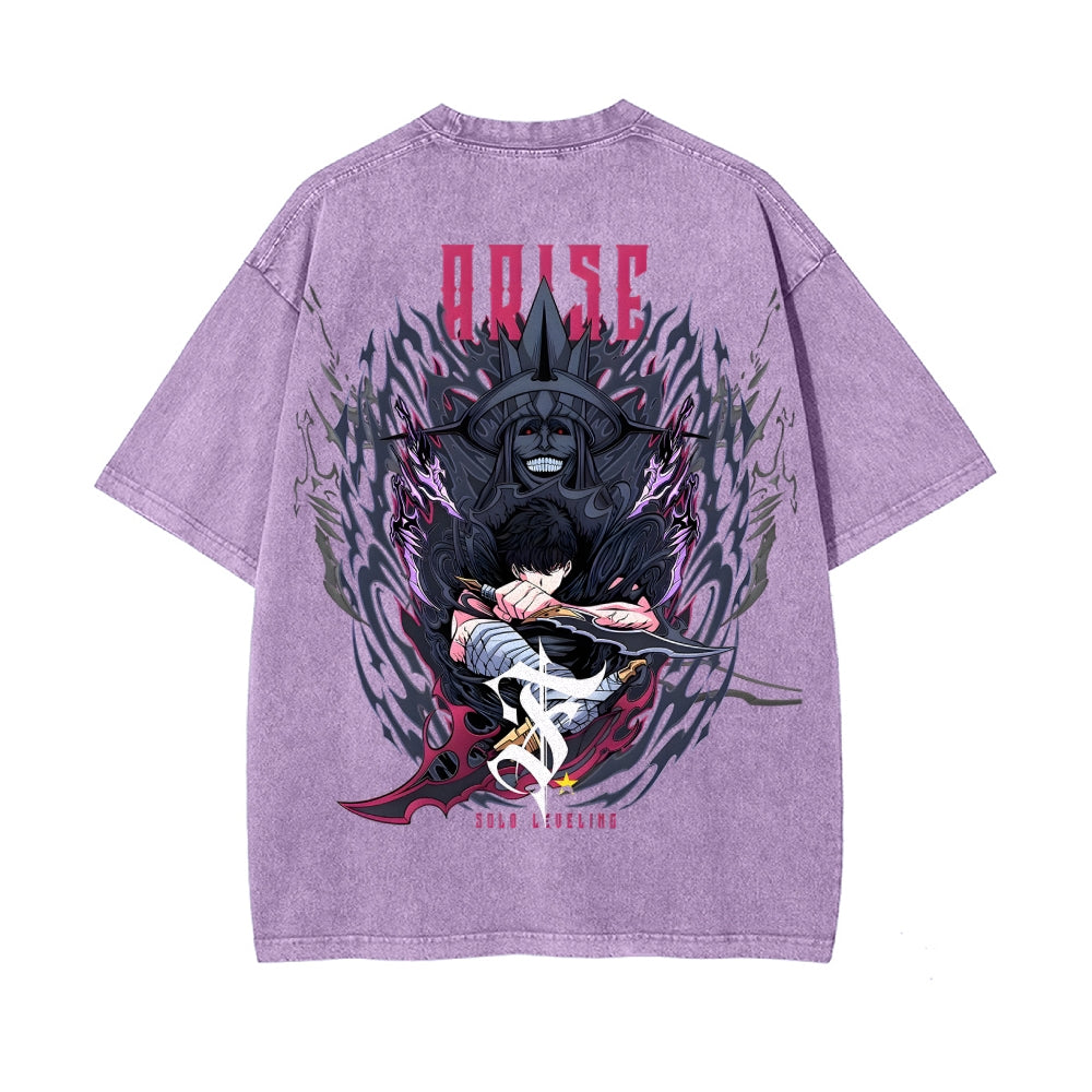 Vintage Oversized T-Shirt solo-leveling