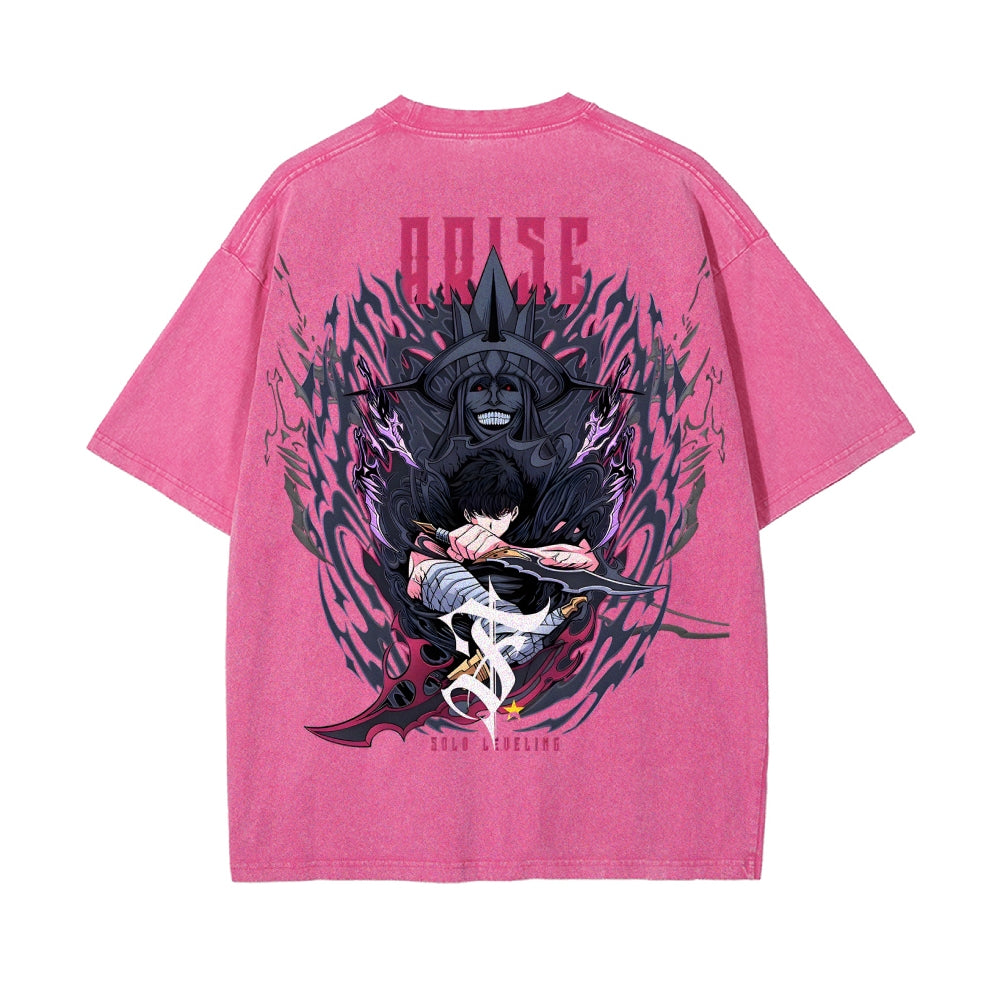 Vintage Oversized T-Shirt solo-leveling