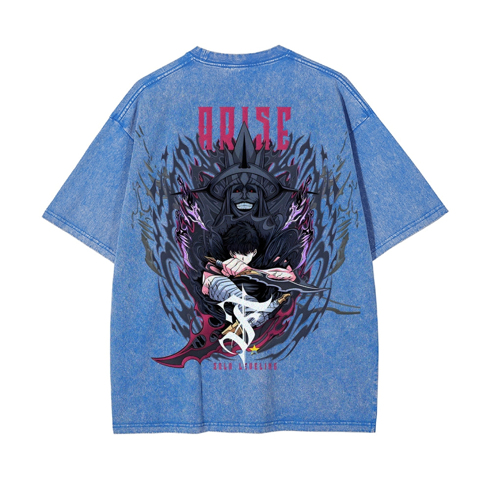 Vintage Oversized T-Shirt solo-leveling