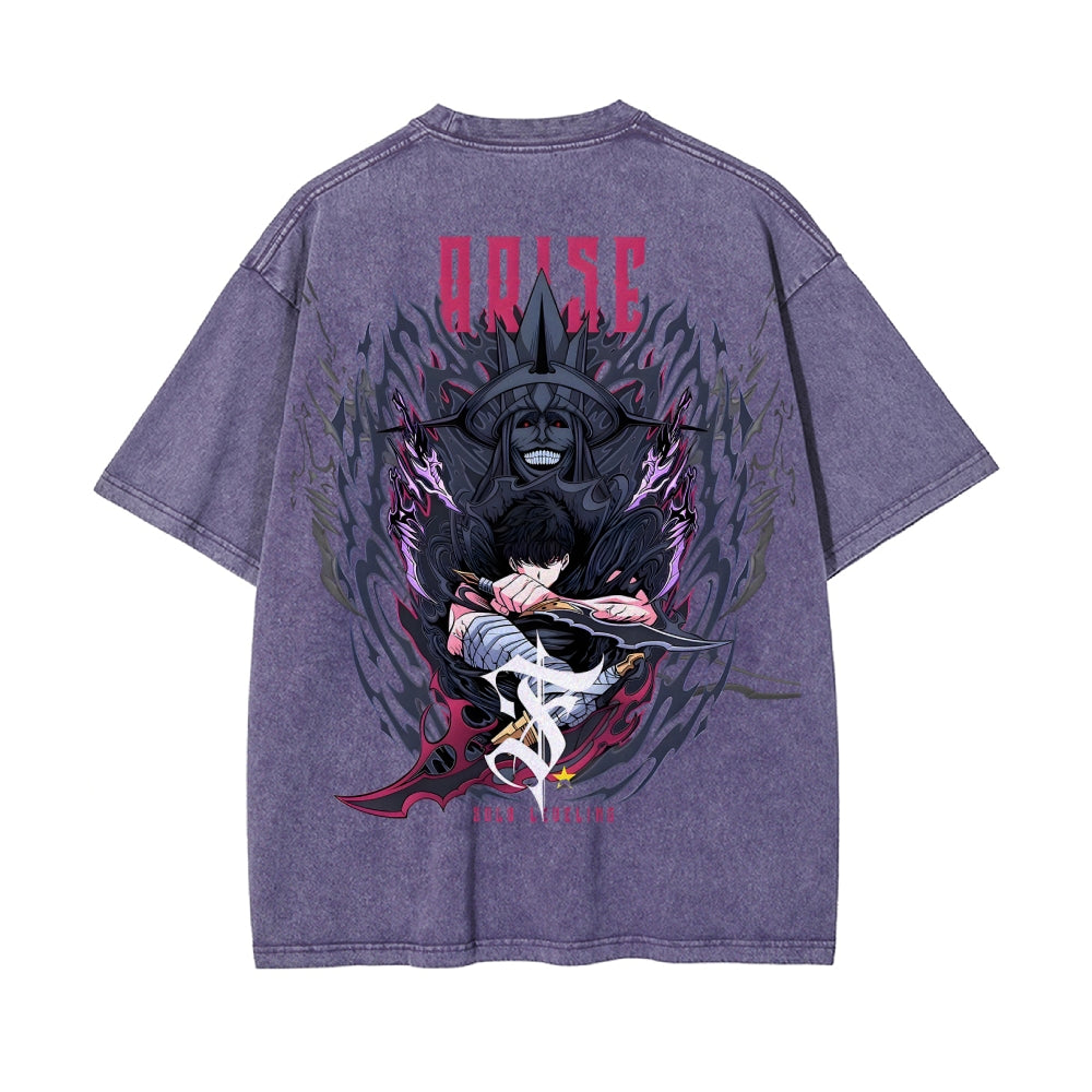 Vintage Oversized T-Shirt solo-leveling