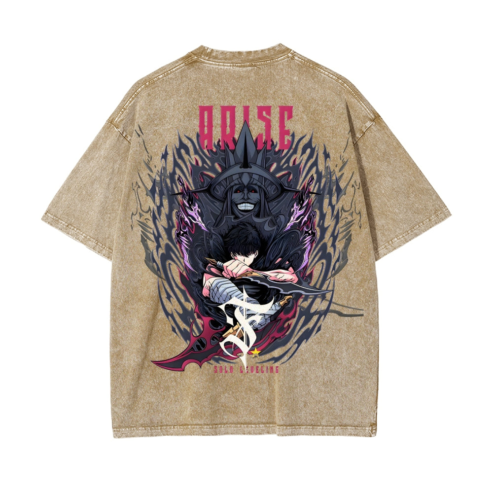Vintage Oversized T-Shirt solo-leveling