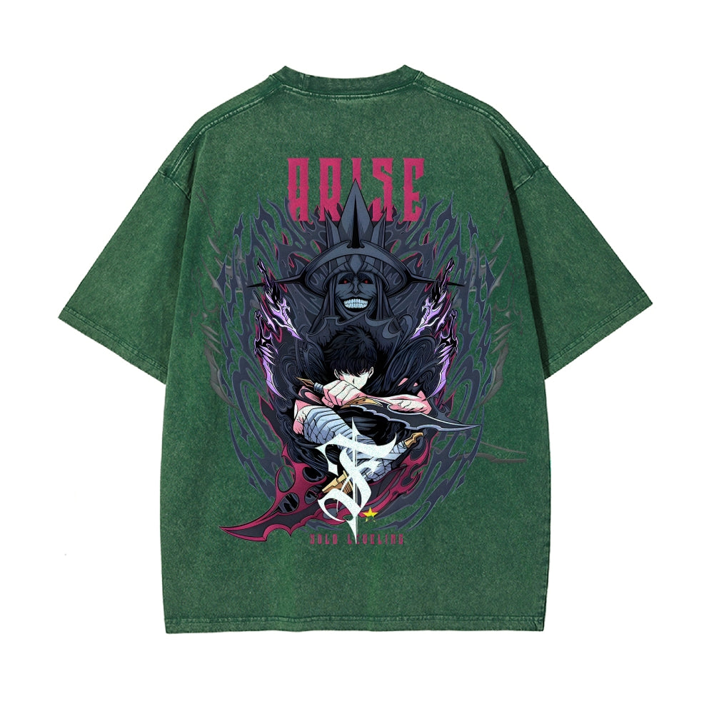 Vintage Oversized T-Shirt solo-leveling